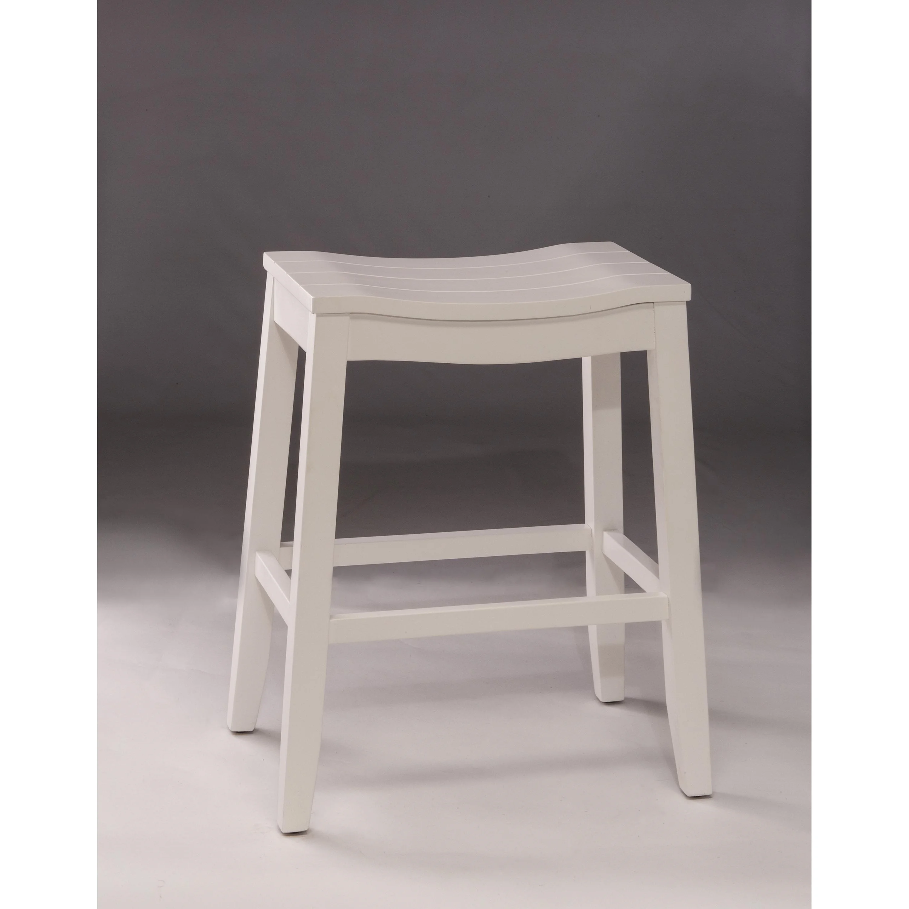 Hillsdale Backless Bar Stools 5947830 White Backless NonSwivel Bar